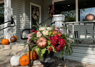 lakeside florist fall porch 1