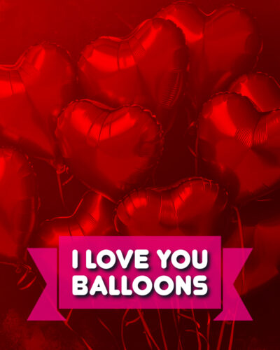 **I Love You Balloons:** Show your love and affection with our heartfelt, helium-filled Mylar balloons. A sweet and romantic gesture to express your feelings to that special someone.