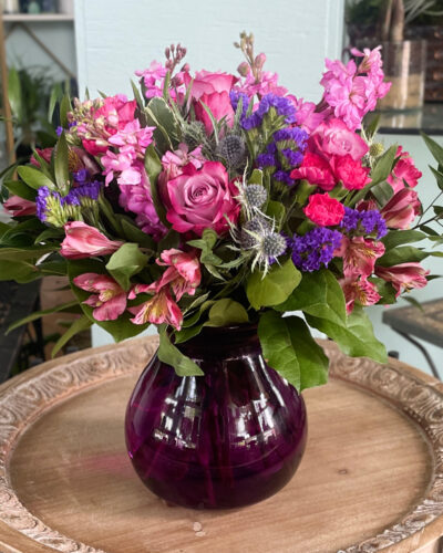 Purple Rain flower arrangement